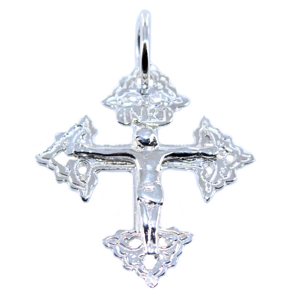 Croix grille du Val d'Arly - Taille 2 Argent 