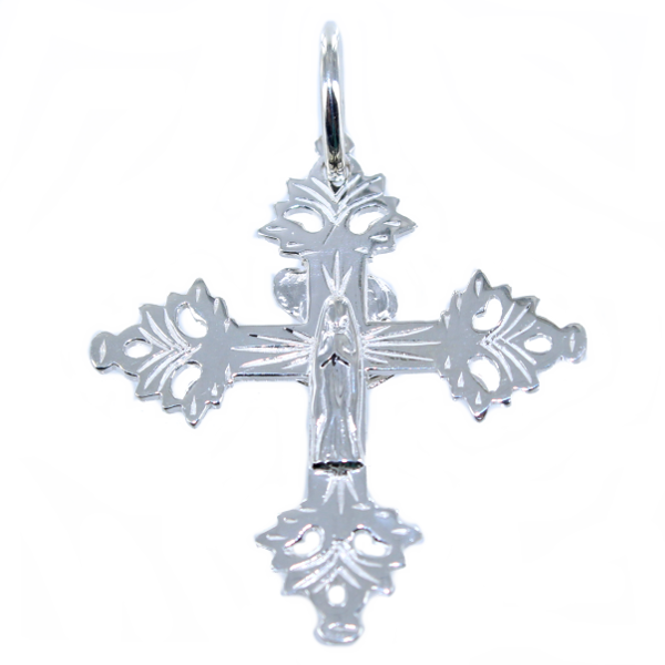 Croix grille de Chambéry - Taille 3 Argent 