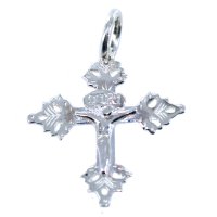 Croix grille de Chambéry - Taille 2 Argent 
