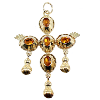 Pendentif Or Jaune Saint Esprit du Velay - Taille 5 