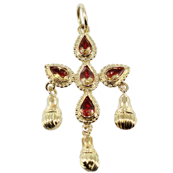 Pendentif Or Jaune Saint Esprit du Velay - Taille 1 