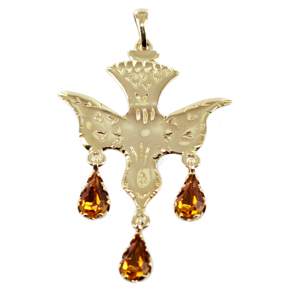 Pendentif Or Jaune Saint Esprit Nantais 