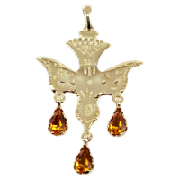 Pendentif Or Jaune Saint Esprit Nantais 