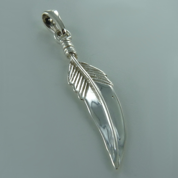 Pendentif Plume d\'Indien - Image 2 