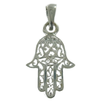 Pendentif Argent Main de Fatma ajourée - Taille 2 