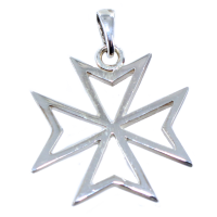 Croix de Malte ajourée - Taille 4 Argent 