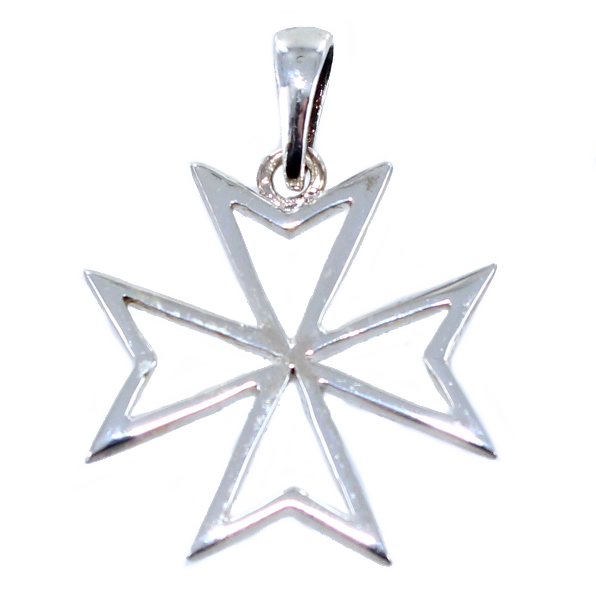 Croix de Malte ajourée - Taille 3 Argent 