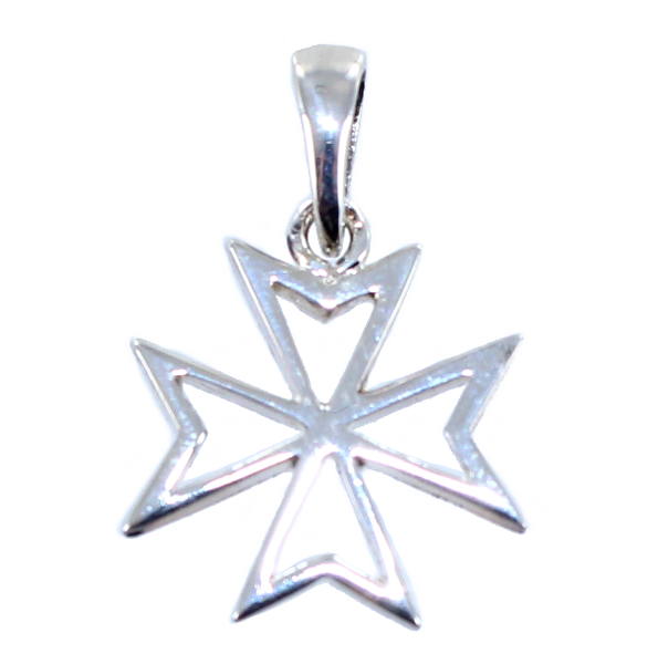 Croix de Malte ajourée - Taille 2 Argent 