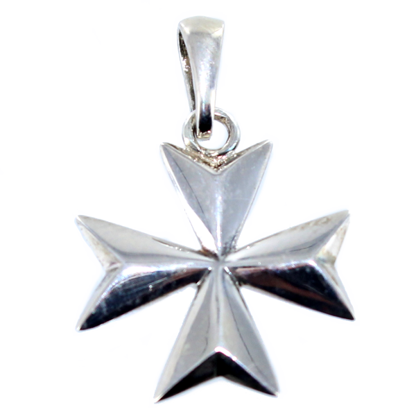Croix de Malte volume - Taille 2 Argent 