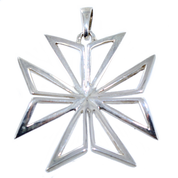 Croix de Malte volume ajouré - Taille 2 Argent 