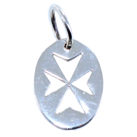 Médaille Croix de Malte ajourée - Taille 2 Argent