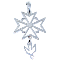 Croix Huguenote simple - Taille 5&nbsp;Argent 