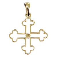 Croix de Saint Maurice Or Jaune 