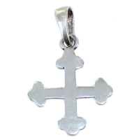 Croix Argent  de Saint Maurice pleine 