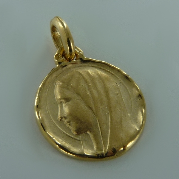 Médaille Sainte Vierge ciselée - Taille 1 - Image 2