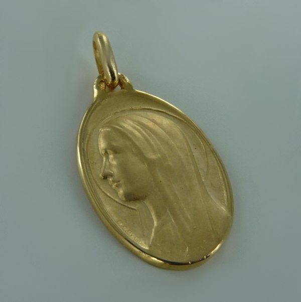 Médaille Sainte Vierge ovale - Taille 2 - Image 2 