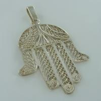 Pendentif&nbsp;Main de Fatma ajourée - Taille 6 - Image&nbsp;2 