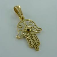 Pendentif&nbsp;Main de Fatma ajourée - Taille 1 - Image&nbsp;2 
