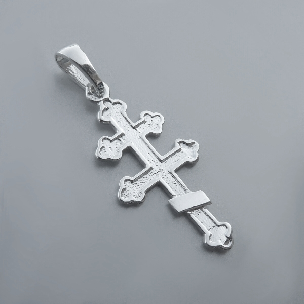 Croix orthodoxe fleurons - Image 2 