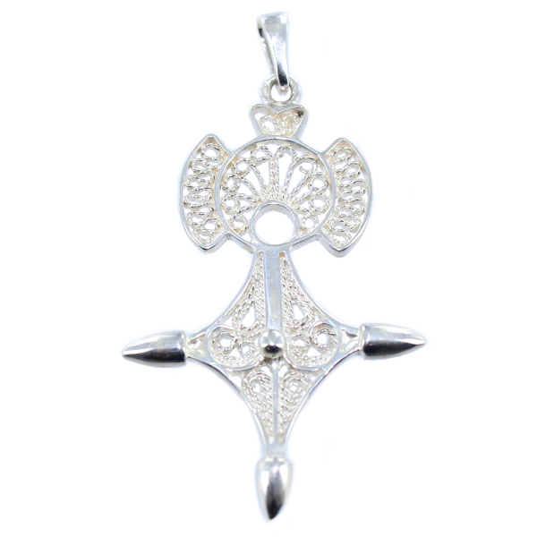 Pendentif Argent Croix du Sud filigrane Atlantique sud 