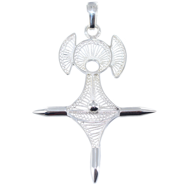 Pendentif Argent Croix du sud filigrane Egadaz 