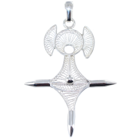 Pendentif Argent Croix du sud filigrane Egadaz 