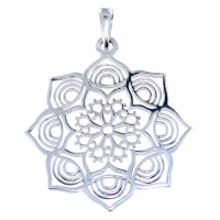 Pendentif Argent Mandala 