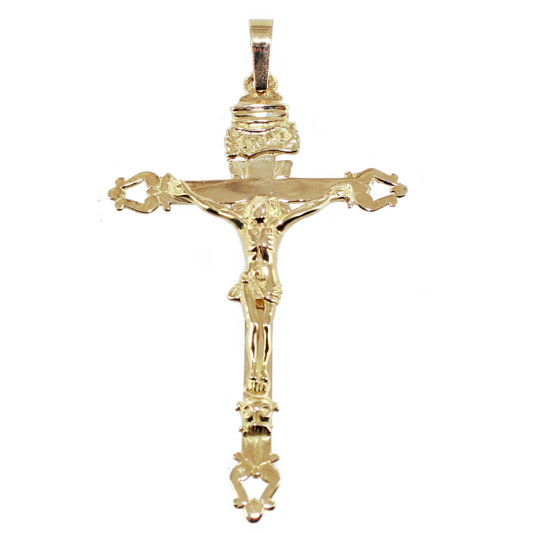 Croix avec Christ - Taille 3 Or Jaune