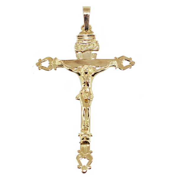 Croix avec Christ - Taille 3 Or Jaune 