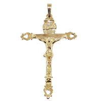 Croix avec Christ - Taille 3 Or Jaune