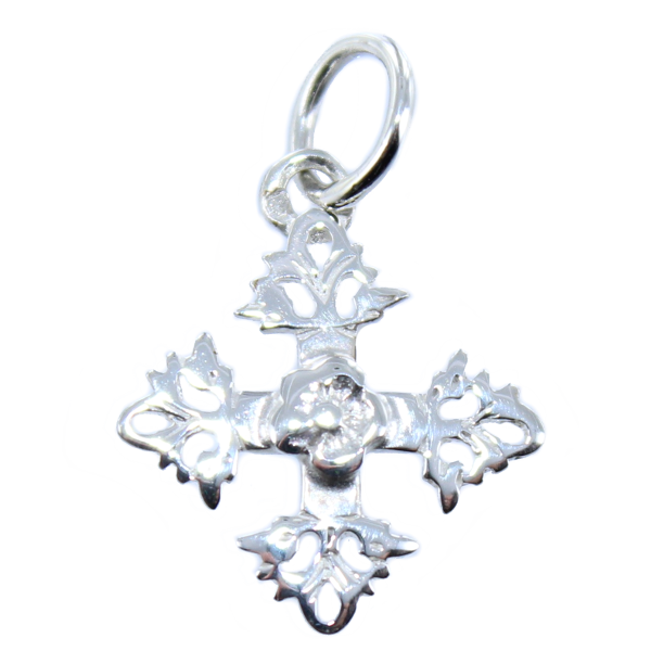 Croix dentelle - Taille 1 Argent 