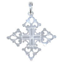 Croix dentelle - Taille 2 Argent 