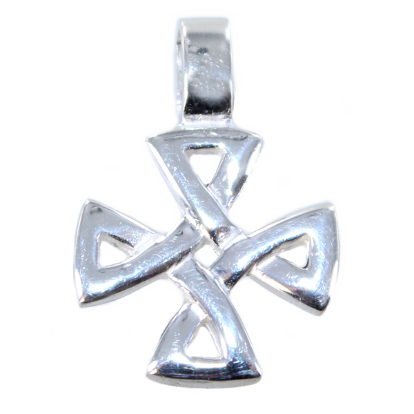 Croix entrelacée Argent 