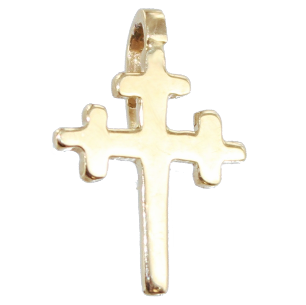 Croix breloque Or Jaune 