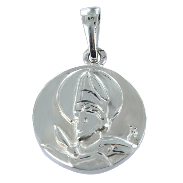 Médaille Argent Saint Augustin sans contour 