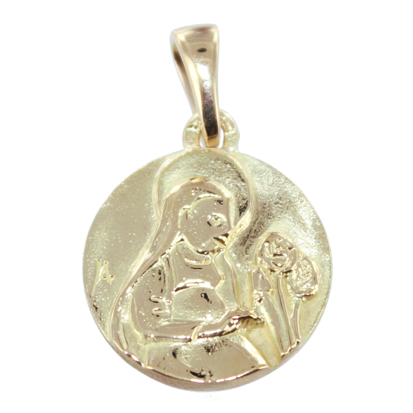 Médaille Or Jaune Saint Patron sans contour 