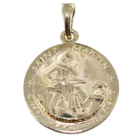 Médaille Or Jaune Saint Martin 