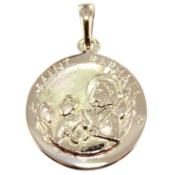 Médaille Or Jaune Saint Raphaël 