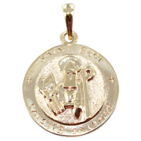 Médaille Or Jaune Saint Éloi 