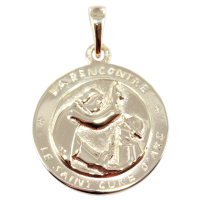 Médaille Or Jaune Saint Curé d'Ars