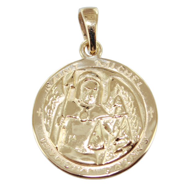 Médaille Or Jaune Saint Michel