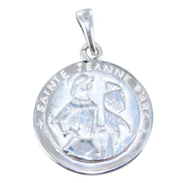 Médaille Argent Sainte Jeanne d'Arc