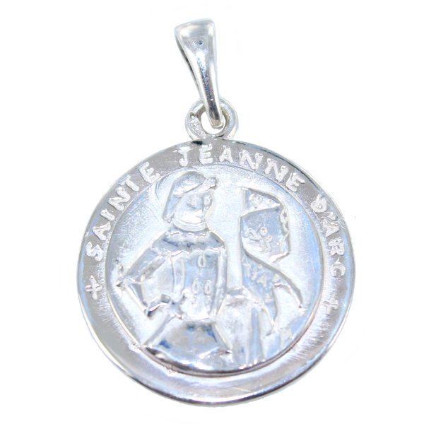 Médaille Argent Sainte Jeanne d'Arc 