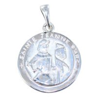 Médaille Argent Sainte Jeanne d'Arc 
