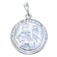 Médaille Argent Sainte Jeanne d'Arc 