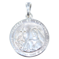 Médaille Argent Sainte Thérèse de Lisieux 