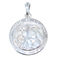 Médaille Argent Sainte Thérèse de Lisieux 