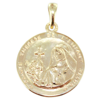 Médaille Or Jaune Sainte Thérèse de Lisieux