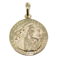 Médaille Or Jaune Saint Jean 