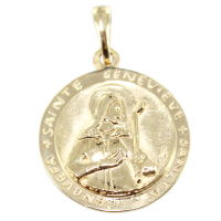 Médaille Or Jaune Sainte Geneviève 